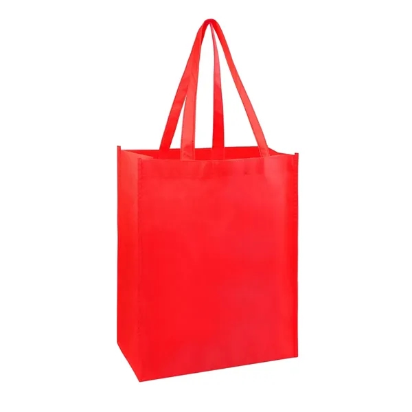 80GSM Non Woven Small Tote Bags W/ Reinforced Handles - 80GSM Non Woven Small Tote Bags W/ Reinforced Handles - Image 3 of 6