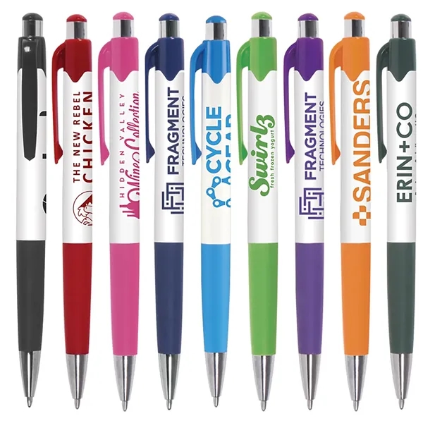 Office Ballpoint Click Pen With Rubber Grip (Free Shipping) - Office Ballpoint Click Pen With Rubber Grip (Free Shipping) - Image 0 of 4