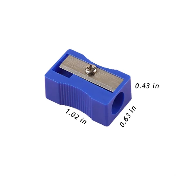 Plastic Pencil Sharpener With Logo For Safety,Sustainable - Plastic Pencil Sharpener With Logo For Safety,Sustainable - Image 1 of 4