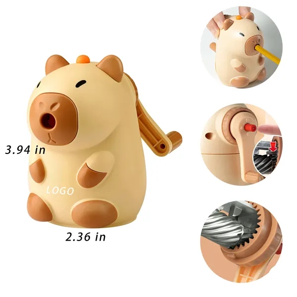 Plastic Pencil Sharpener With Logo For Safety,Sustainable - Plastic Pencil Sharpener With Logo For Safety,Sustainable - Image 0 of 2