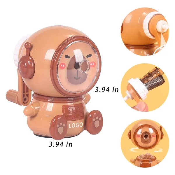 Plastic Pencil Sharpener With Logo For Safety,Sustainable - Plastic Pencil Sharpener With Logo For Safety,Sustainable - Image 0 of 2