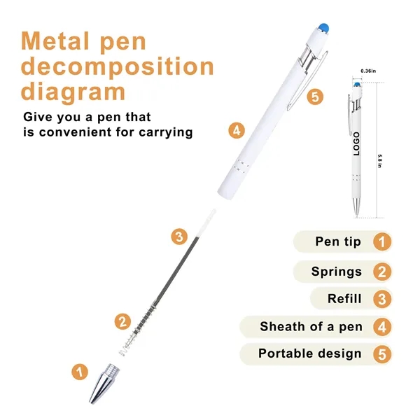 Press The Ballpoint Pen With Logo For Study,Sustainable - Press The Ballpoint Pen With Logo For Study,Sustainable - Image 2 of 4