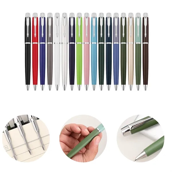 Plastic Ballpoint Pen With Logo For Study,Sustainable - Plastic Ballpoint Pen With Logo For Study,Sustainable - Image 0 of 4