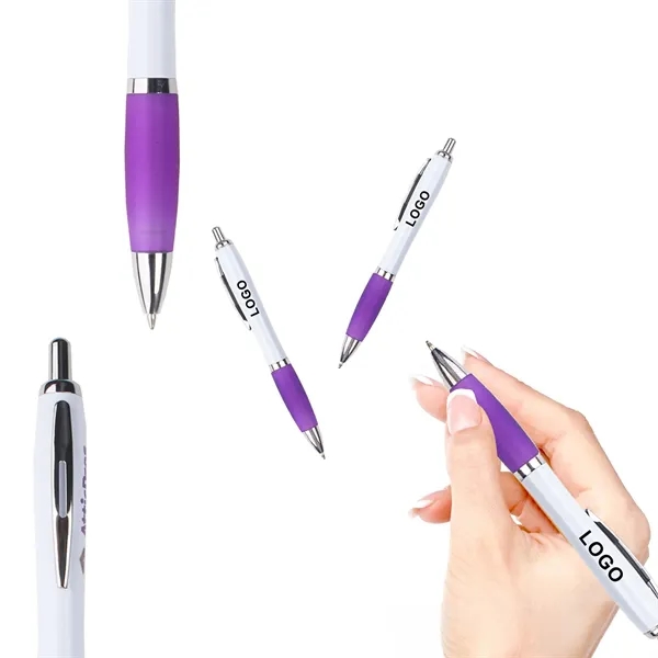 Plastic Ballpoint Pen With Logo For Study,Sustainable - Plastic Ballpoint Pen With Logo For Study,Sustainable - Image 2 of 4