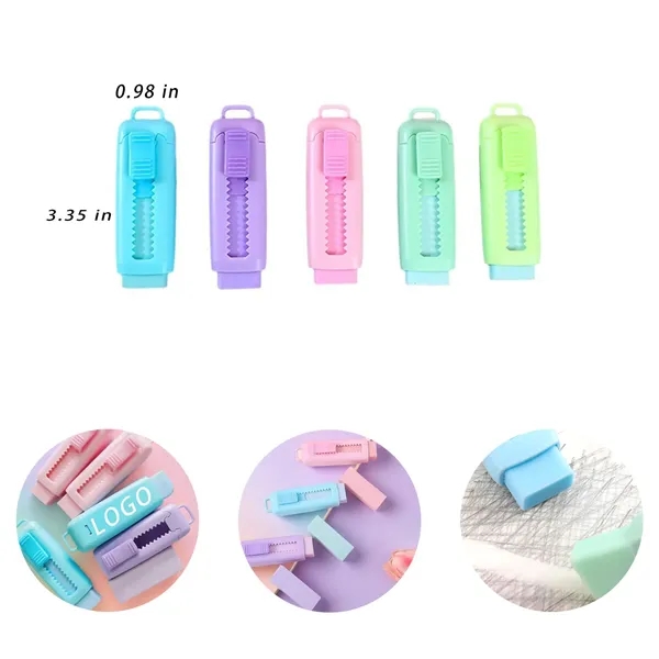 Rubber Eraser With Logo For Study,Sustainable, Recycled - Rubber Eraser With Logo For Study,Sustainable, Recycled - Image 0 of 4