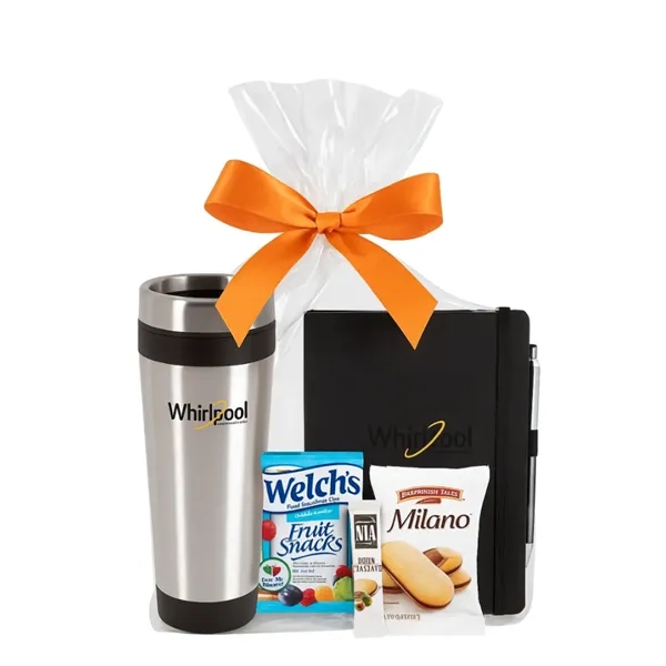 Executive Gift Set with Tumbler, Journal & Snacks - Executive Gift Set with Tumbler, Journal & Snacks - Image 0 of 15