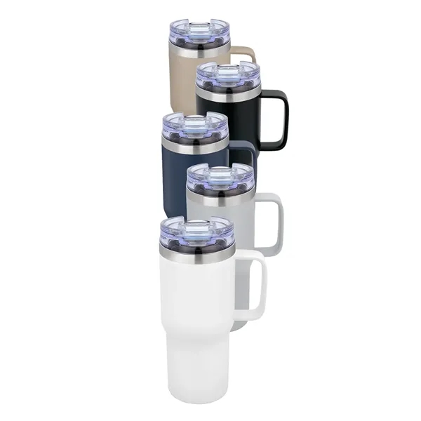 20 oz Urban Peak® Harbor Trail Vacuum Camp Mug - 20 oz Urban Peak® Harbor Trail Vacuum Camp Mug - Image 4 of 19