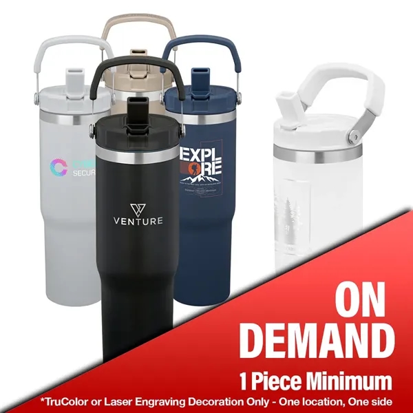 28oz Urban Peak® Pinnacle Flip Straw Tumbler
