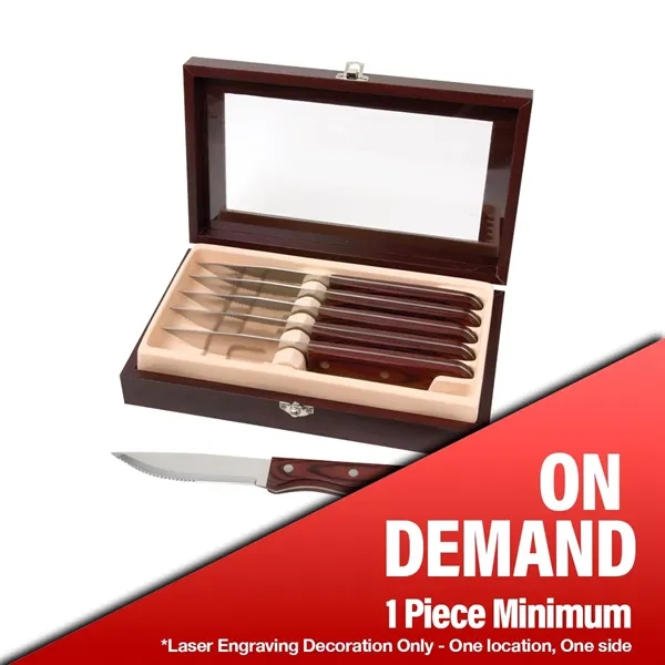 Manchurian Ash 6-Piece Steak Knife Set