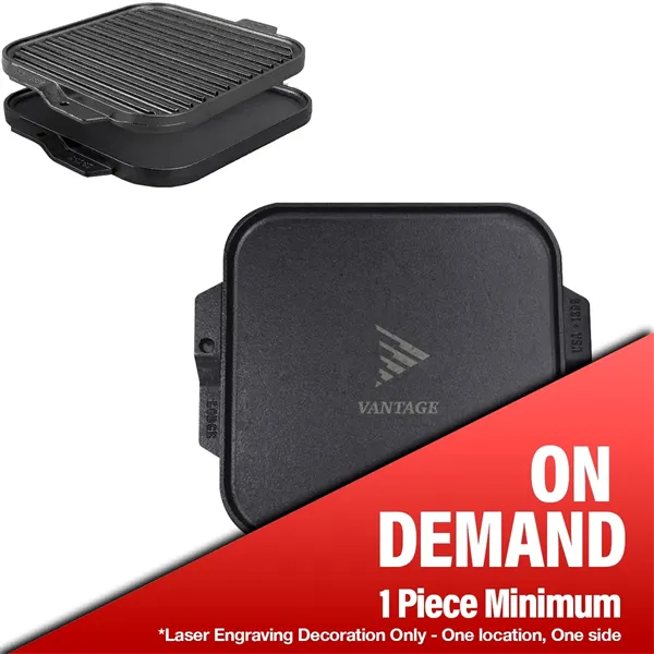 Lodge® 10.5" Cast Iron Reversible Grill / Griddle