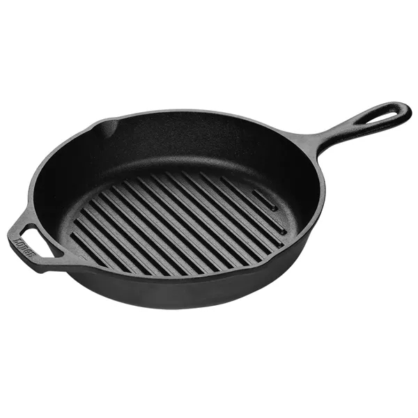 Lodge® 10.25" Cast Iron Grill Pan - Lodge® 10.25" Cast Iron Grill Pan - Image 3 of 5