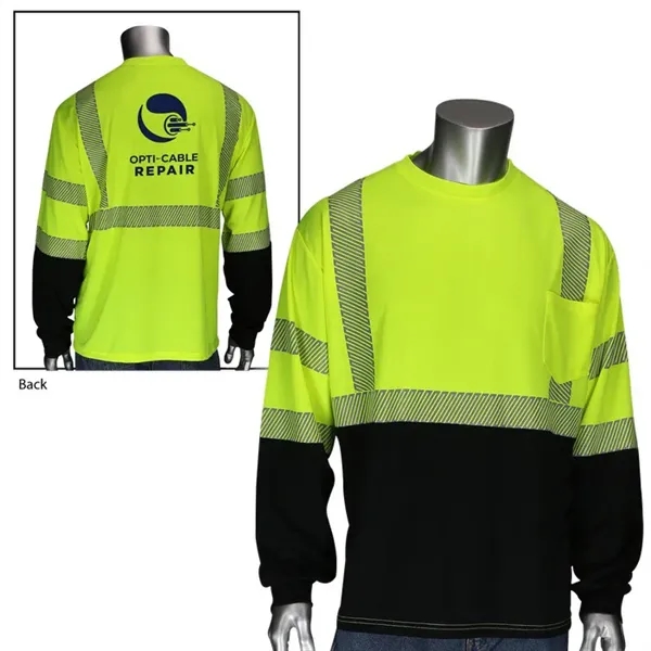 Class 3 Long Sleeve Black Bottom Front T-Shirt - Class 3 Long Sleeve Black Bottom Front T-Shirt - Image 0 of 4