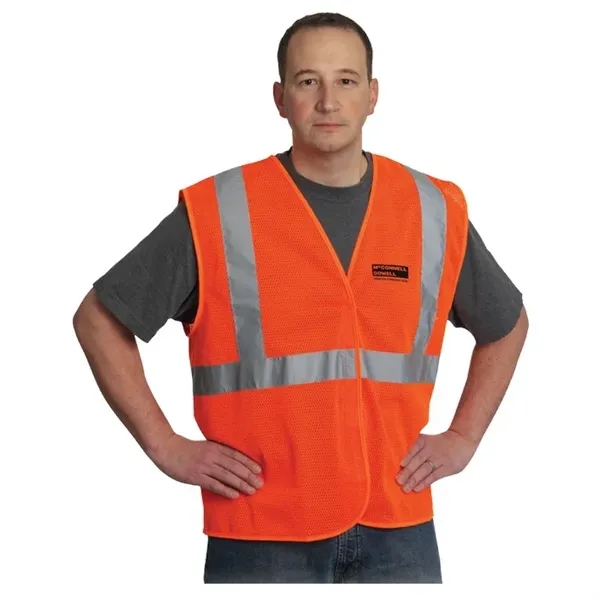 Class 2 Mesh Fabric Vest - Class 2 Mesh Fabric Vest - Image 0 of 2