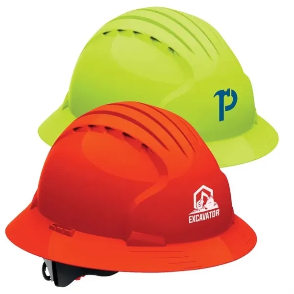Evolution™ 6161 Full Brim Hi-Vis Hard Hat - Evolution™ 6161 Full Brim Hi-Vis Hard Hat - Image 0 of 3