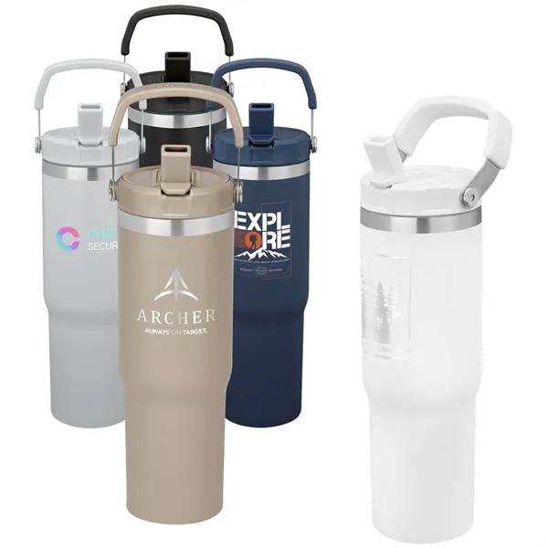 28oz Urban Peak® Pinnacle Flip Straw Tumbler
