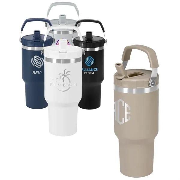 34oz Urban Peak® Pinnacle Flip Straw Tumbler