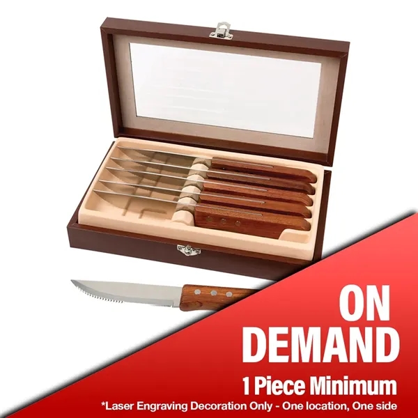 Niagara Cutlery™ Rosewood 6-Piece Steak Knife Set