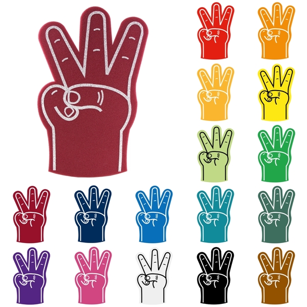 3 Finger Foam Hand Mitt - 3 Finger Foam Hand Mitt - Image 0 of 1