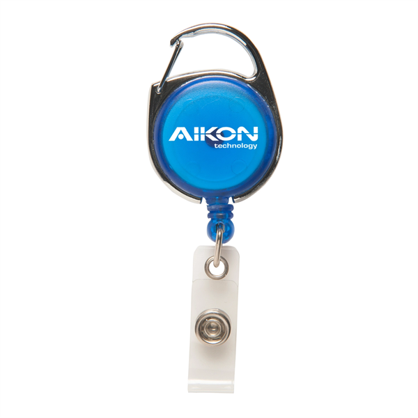 Retractable Badge Holder with Carabiner - Retractable Badge Holder with Carabiner - Image 1 of 7