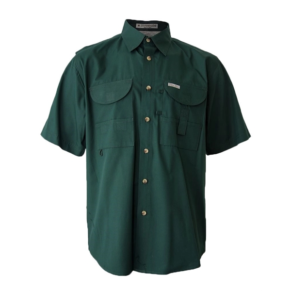 100% Polyester Short Sleeve Fishing Shirt - 100% Polyester Short Sleeve Fishing Shirt - Image 5 of 12