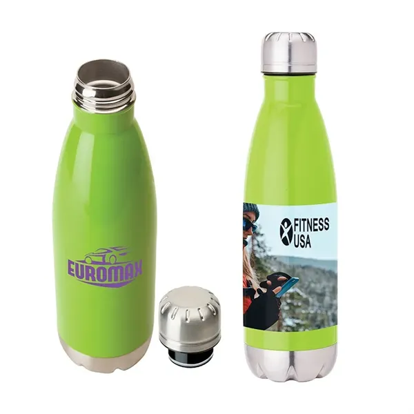Solana 17 oz. 304 Stainless Steel Vacuum Bottle with Copp... - Solana 17 oz. 304 Stainless Steel Vacuum Bottle with Copp... - Image 0 of 34