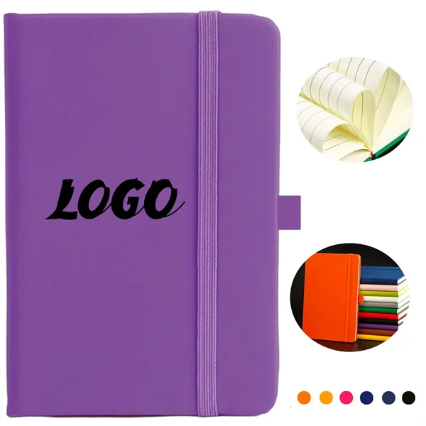 A5 Strap Notebook with Pen Holder Elastic Band - A5 Strap Notebook with Pen Holder Elastic Band - Image 0 of 6