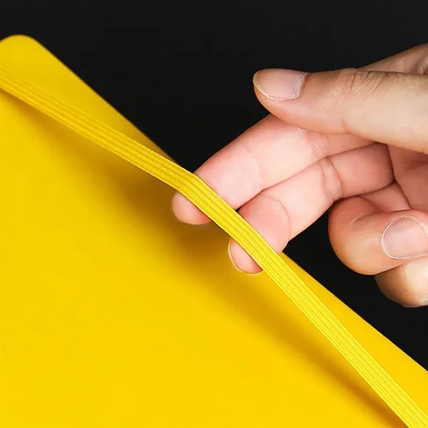 A5 Strap Notebook with Pen Holder Elastic Band - A5 Strap Notebook with Pen Holder Elastic Band - Image 4 of 6