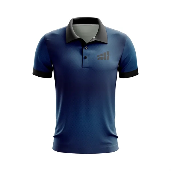 Unisex & Kids' Sublimation Short Sleeve Polo - Spandex - Unisex & Kids' Sublimation Short Sleeve Polo - Spandex - Image 1 of 2