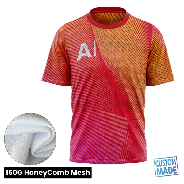 Unisex & Kids' Sublimation Short Sleeve T-Shirt - 160G - Unisex & Kids' Sublimation Short Sleeve T-Shirt - 160G - Image 1 of 1