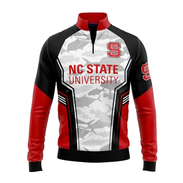 Unisex & Kids' Sublimation Long Sleeve Fishing Quarter Zip - Unisex & Kids' Sublimation Long Sleeve Fishing Quarter Zip - Image 1 of 5