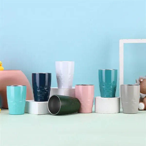 11/12 oz. Diamond Cut Insulated Travel Mug Tumbler - 11/12 oz. Diamond Cut Insulated Travel Mug Tumbler - Image 1 of 4