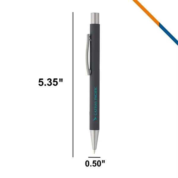 Flux Rubber Coated Metal Ballpoint Pens - Flux Rubber Coated Metal Ballpoint Pens - Image 2 of 6