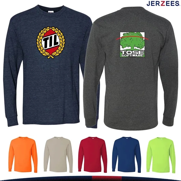 Jerzees® Men's Dri-Power® Long Sleeve T-Shirt - Jerzees® Men's Dri-Power® Long Sleeve T-Shirt - Image 0 of 6