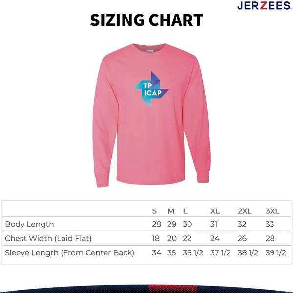 Jerzees® Men's Dri-Power® Long Sleeve T-Shirt - Jerzees® Men's Dri-Power® Long Sleeve T-Shirt - Image 2 of 6