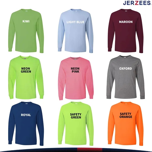 Jerzees® Men's Dri-Power® Long Sleeve T-Shirt - Jerzees® Men's Dri-Power® Long Sleeve T-Shirt - Image 5 of 6