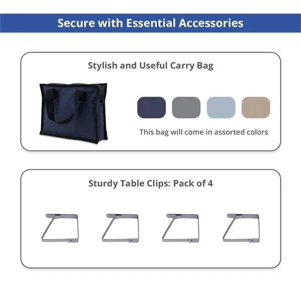 Fitted Table Cover - 3 sided (6ft x 2.5ft) - Fitted Table Cover - 3 sided (6ft x 2.5ft) - Image 6 of 6