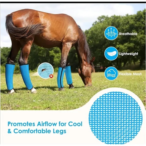 Horse Legs Breathable Mosquito-Repellent Cover - Horse Legs Breathable Mosquito-Repellent Cover - Image 1 of 7