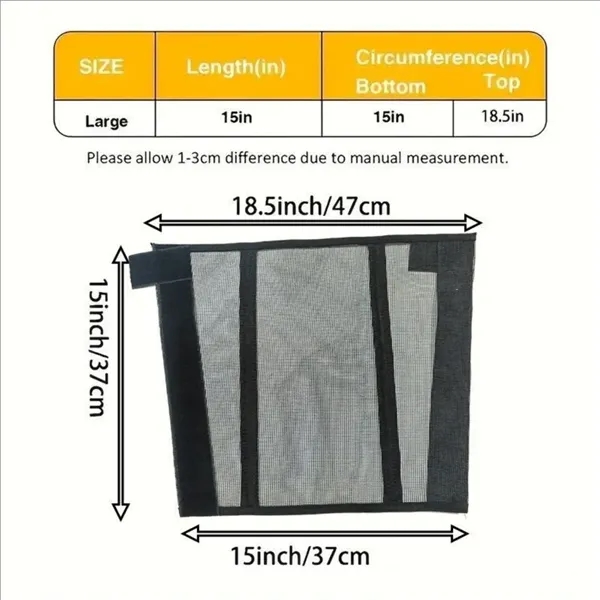 Horse Legs Breathable Mosquito-Repellent Cover - Horse Legs Breathable Mosquito-Repellent Cover - Image 3 of 7