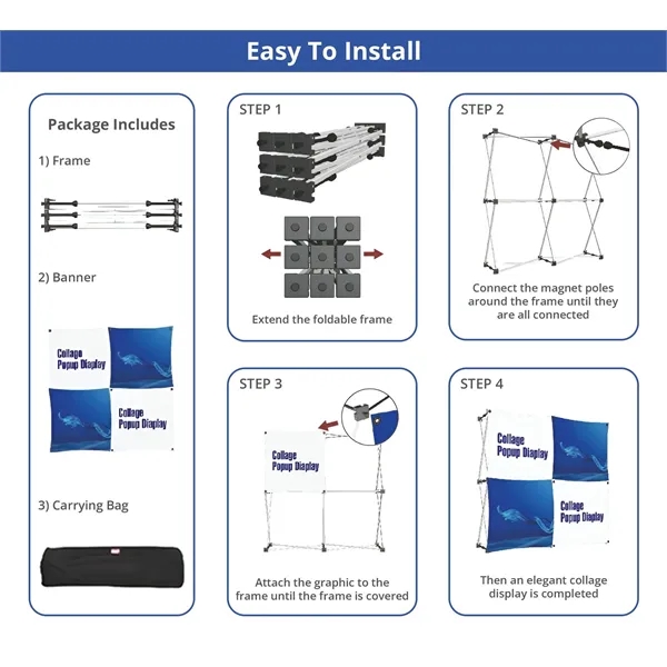2x2 Micro GeoMetrix Table Top Display Package 12.60"x12.60" - 2x2 Micro GeoMetrix Table Top Display Package 12.60"x12.60" - Image 5 of 5