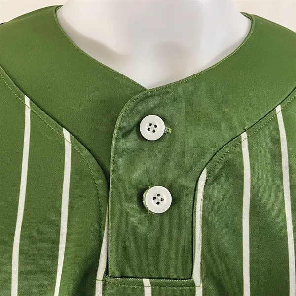 Men's & Kids' Sublimation 2-Button Baseball Jersey - 200G - Men's & Kids' Sublimation 2-Button Baseball Jersey - 200G - Image 5 of 8