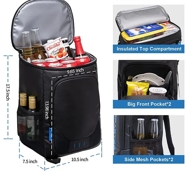 Insulated Cooler Backpack - Insulated Cooler Backpack - Image 2 of 5