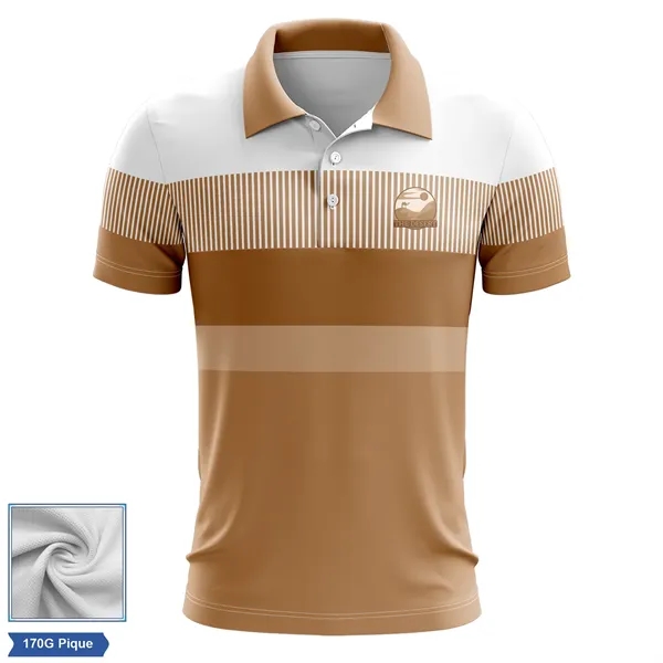 Rush - Unisex & Kids' Sublimation Polo - Pique - Rush - Unisex & Kids' Sublimation Polo - Pique - Image 0 of 1