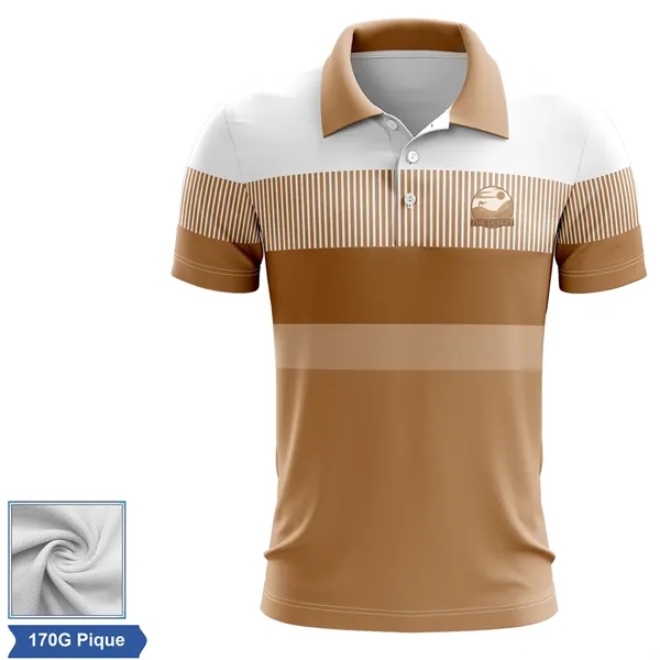 Rush - Unisex & Kids' Sublimation Polo - Pique - Rush - Unisex & Kids' Sublimation Polo - Pique - Image 1 of 1