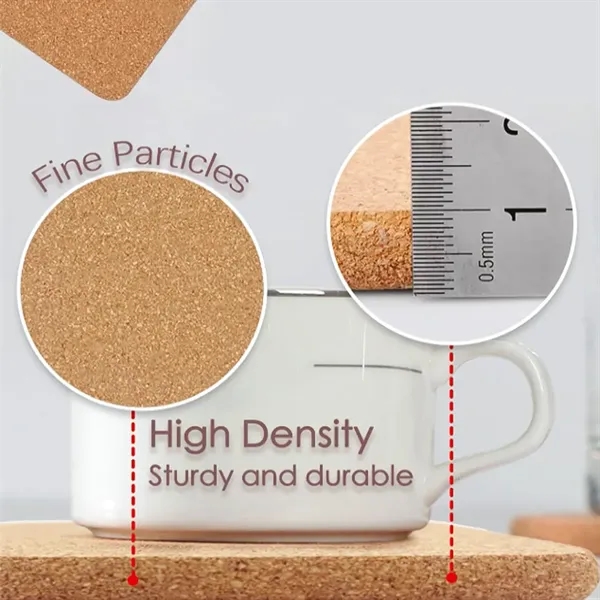 Customizable Cork Coaster for Beverages - Customizable Cork Coaster for Beverages - Image 2 of 6