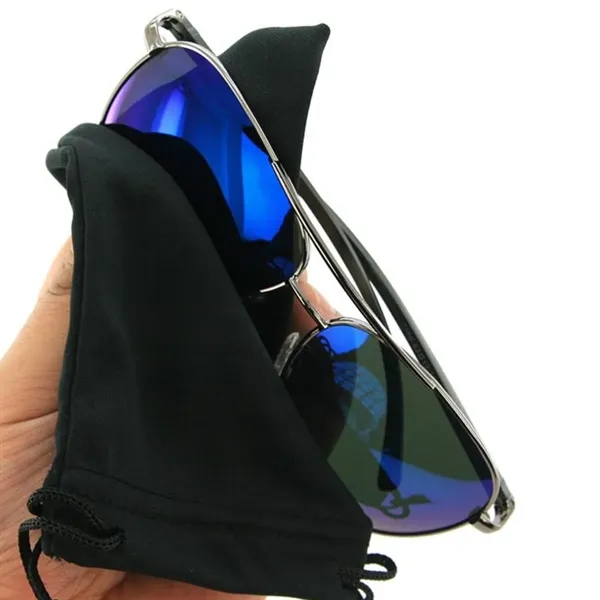Customizable Microfiber Pouch with Drawstring - Customizable Microfiber Pouch with Drawstring - Image 6 of 6