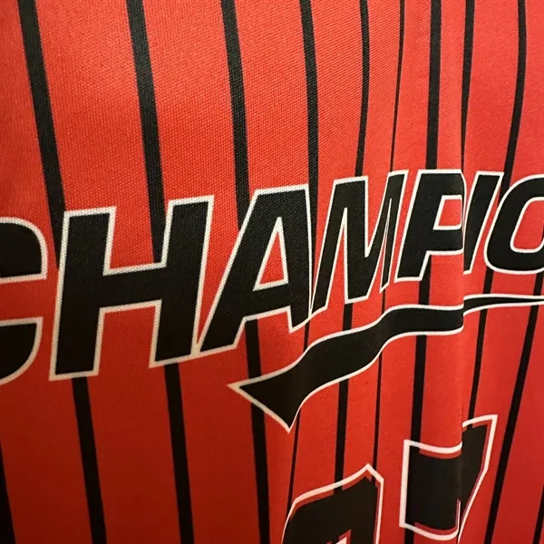 Sublimation UPF DriFit 2-Button Baseball Henley - Men Women - Sublimation UPF DriFit 2-Button Baseball Henley - Men Women - Image 2 of 7