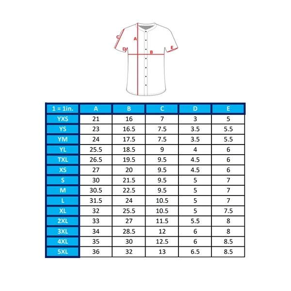 Sublimation UPF DriFit 2-Button Baseball Henley - Men Women - Sublimation UPF DriFit 2-Button Baseball Henley - Men Women - Image 4 of 7