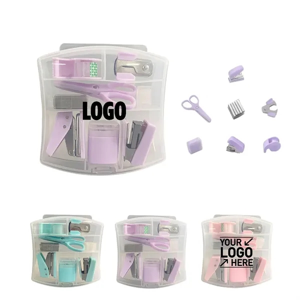 8 in 1 Portable Office Stationery Set - 8 in 1 Portable Office Stationery Set - Image 0 of 1