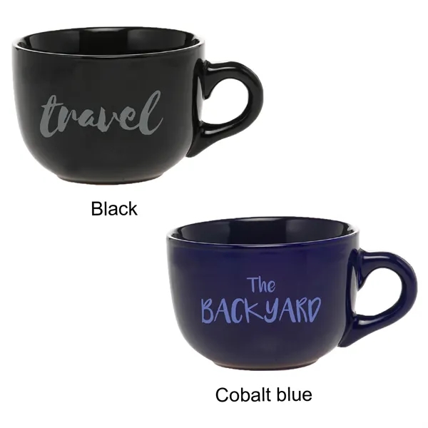 18 oz. Ceramic Cappuccino Custom Mug - 18 oz. Ceramic Cappuccino Custom Mug - Image 12 of 13