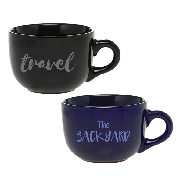 18 oz. Ceramic Cappuccino Custom Mug - 18 oz. Ceramic Cappuccino Custom Mug - Image 13 of 13